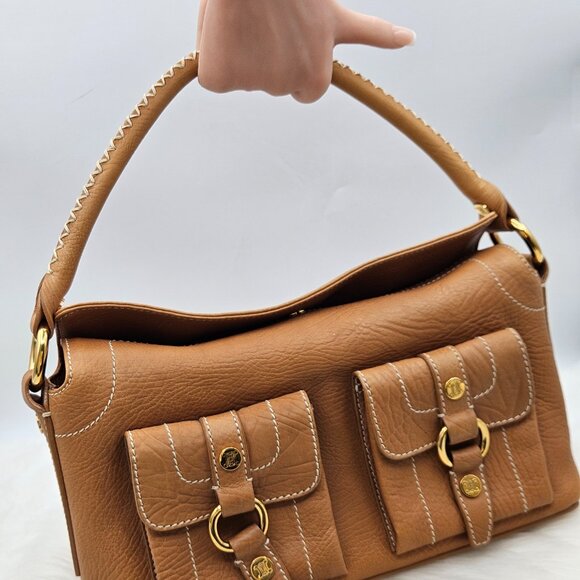 Cรฉline Satchel Leather Handbag - Picture 8 of 17